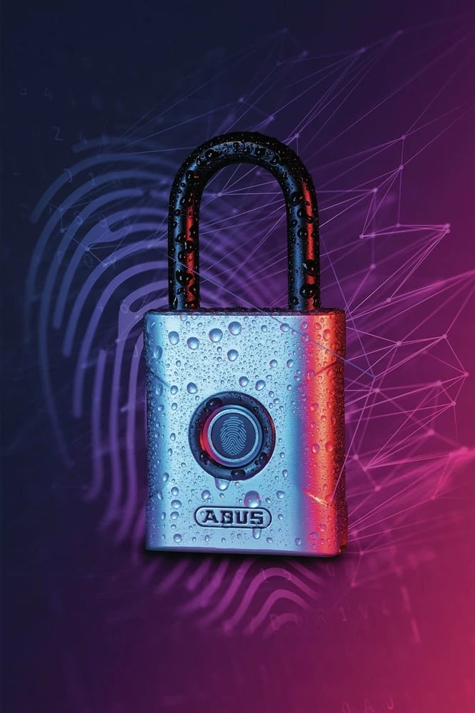 Dry ABUS Touch 57/50 me lexues gishti, IP66/68, argjend