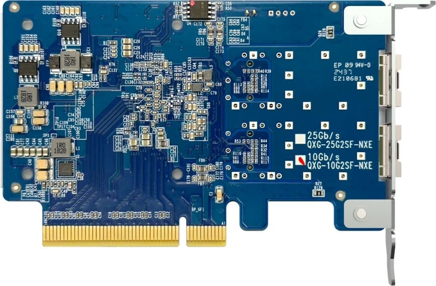 Kartë rrjeti QNAP QXG-10G2SF-NXE, 10GbE, Dual Port, PCIe, me ventilator Kartë rrjeti QNAP QXG-10G2SF-NXE, 10GbE, Dual Port, PCIe, me ventilator