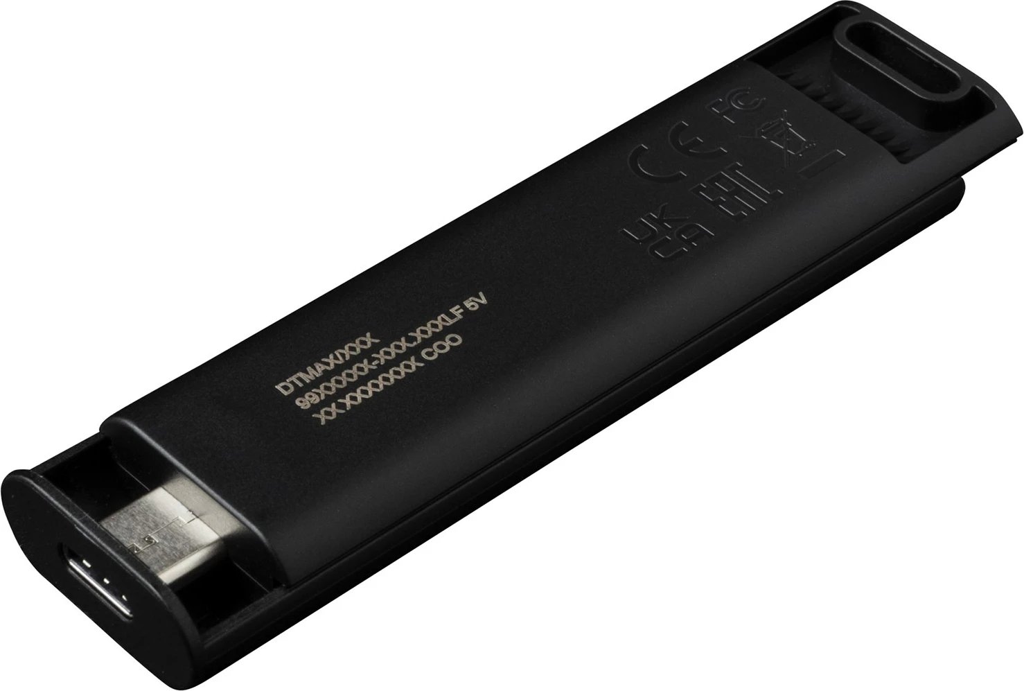 USB flash Kingston DataTraveler Max 512GB, USB 3.2 Gen 2, Type-C, e zezë