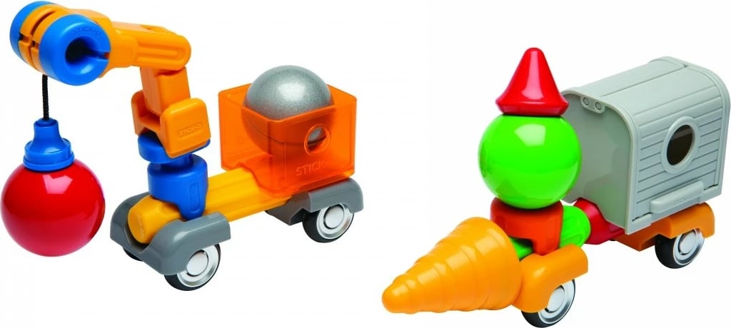 Set ndërtimi magnetik Magformers Stick-o, 26 pjesë, shumëngjyrësh