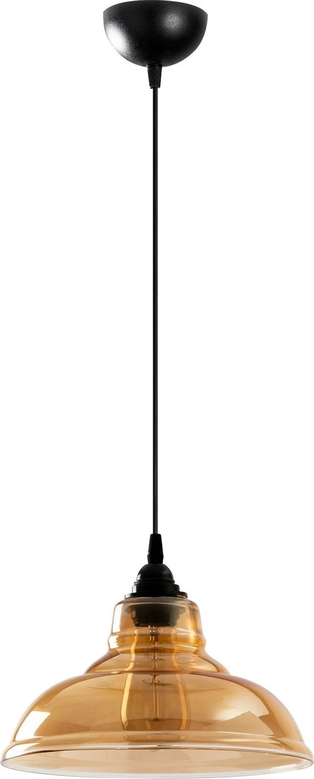 Llambë tavani Opviq, Dilberay - 327-S, ngjyrë e zezë, 28x28cm