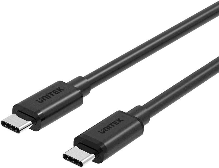 Kabllo USB-C 3.2, Unitek Y-C477BK, (3.1 Gen 1), 1m, e zezë