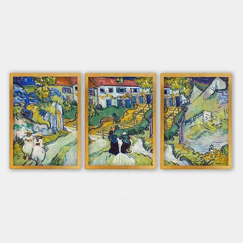 Pikturë dekorative me kornizë (3 copë), Wallity, 3AC_UN3868302_3545