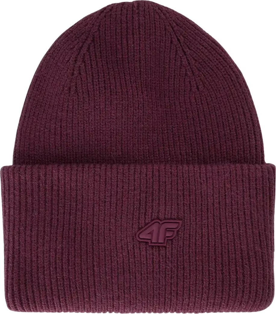 Kapelë dimri unisex 4F, burgundy