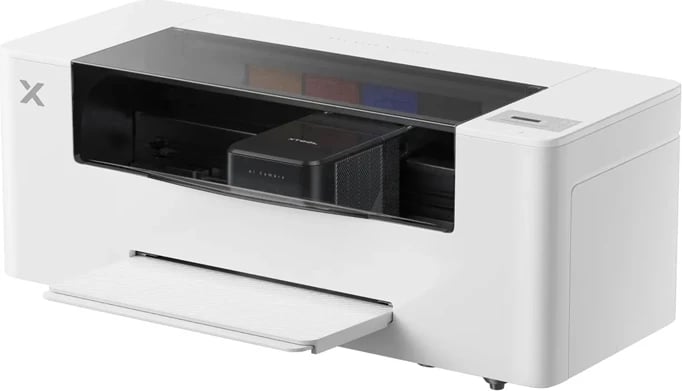Printer tekstili, xTool, XAP-AIO, gjerësi printimi 356 mm, 720×1800 DPI, Epson I1600 Dual, CMYK+W, set all-in-one