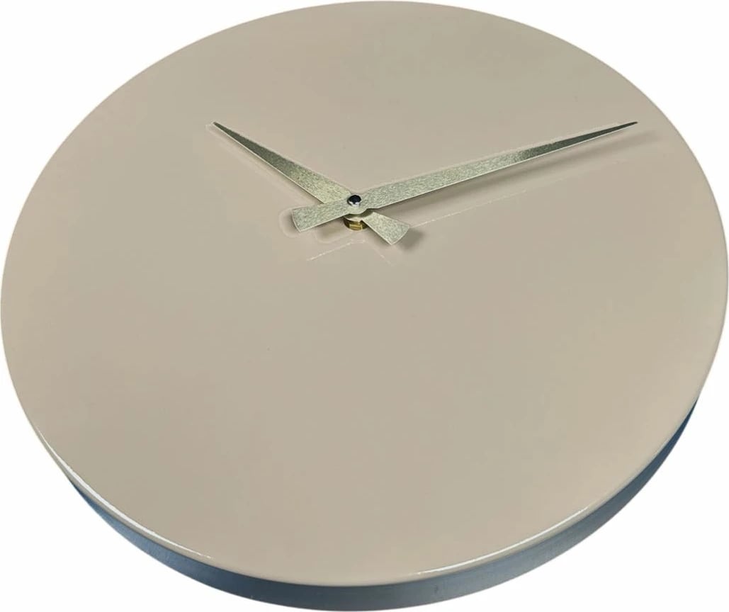 Orë muri dekorative metalike Wallity, ngjyrë kapuçino, 35cm