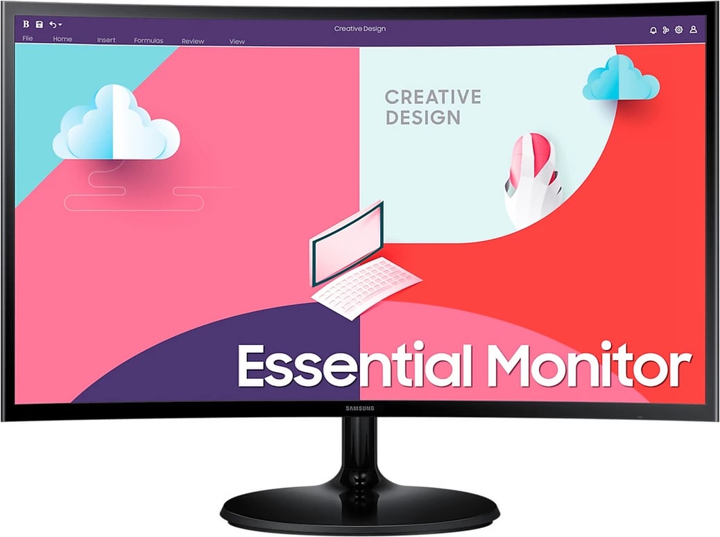 Monitor Samsung S27C364EAU / LS27C364EAUXEN 27" FHD 75 Hz VA i lakuar i zi