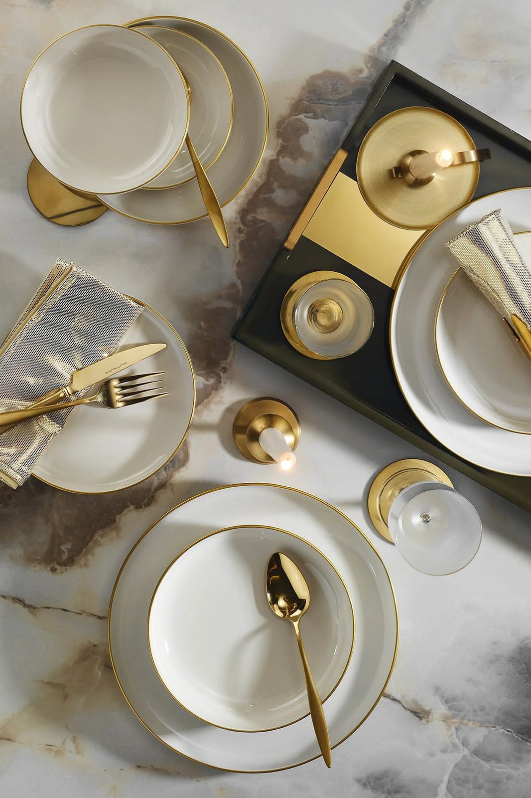 Set enësh për drekë, porcelan, shumëngjyrësh, 16 copë, MOD16YSA45R520