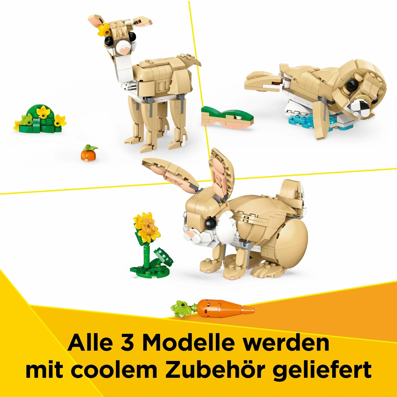 Set ndërtimi LEGO Creator Häschen 31162, shumëngjyrësh Set ndërtimi LEGO Creator Häschen 31162, shumëngjyrësh