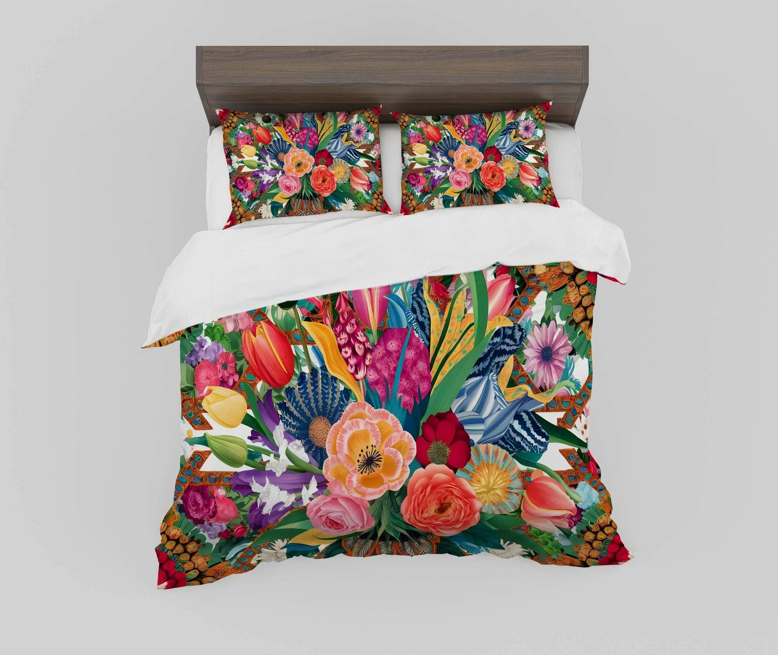 Set mbulesë për jorgan dopio, shumëngjyrëshe, L'essentiel, FLW_DVT25-15