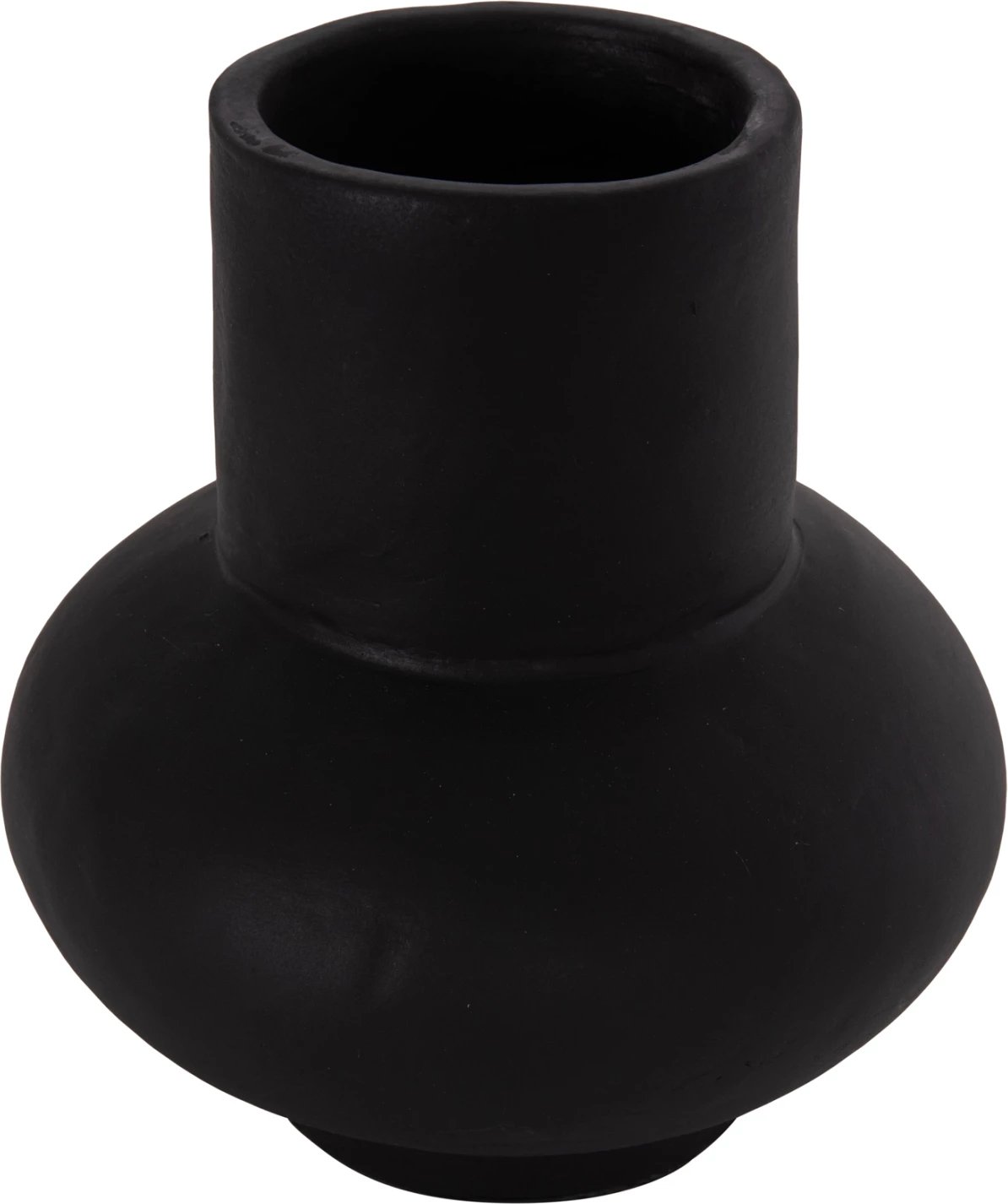 Vazo dekorative tavoline LEMA, terrakotë, e zezë, FH4664.01S, 22x22cm