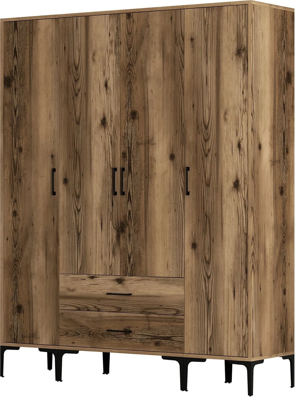 Dollap për dhomë gjumi, ngjyrë arre, Skye Decor, Kumsal STS