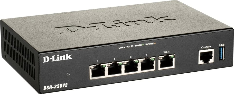Router D-Link DSR-250V2, 802.11g, Ethernet LAN, i zi