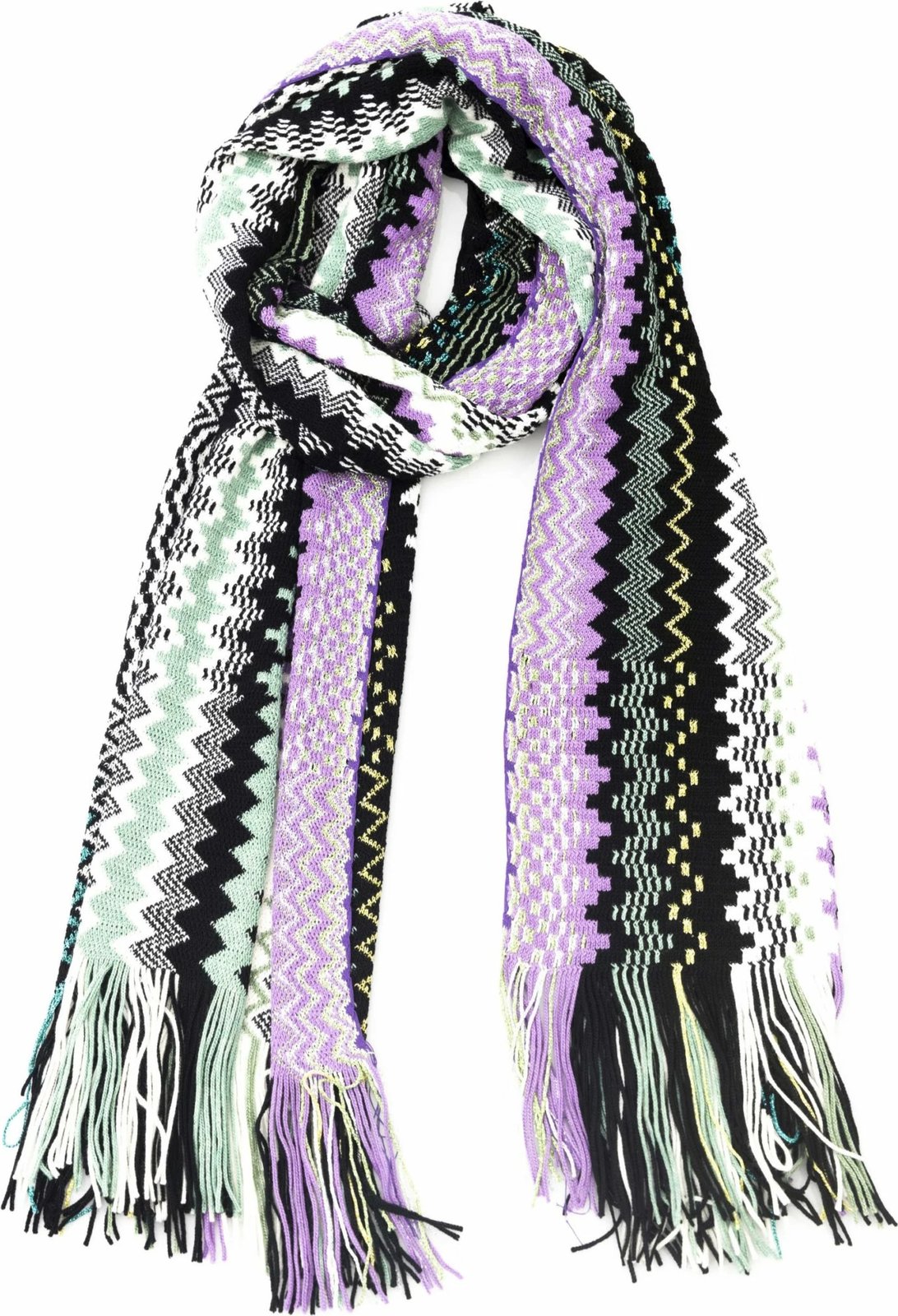 Shall për femra Missoni, shumëngjyrësh