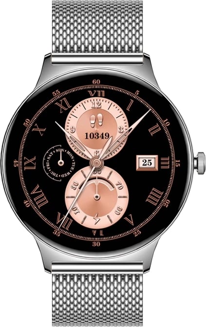 Smartwatch Colmi V89 AMOLED 1.43" BT thirrje 100+ sporte IP67 çelik argjendtë