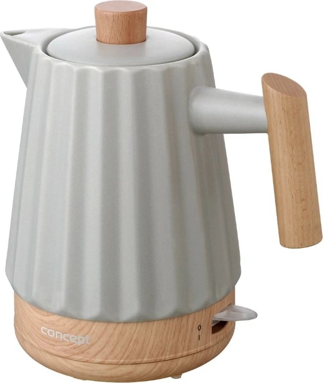 Ibrik elektrik qeramike Concept RK0091, 1.5L, Gri