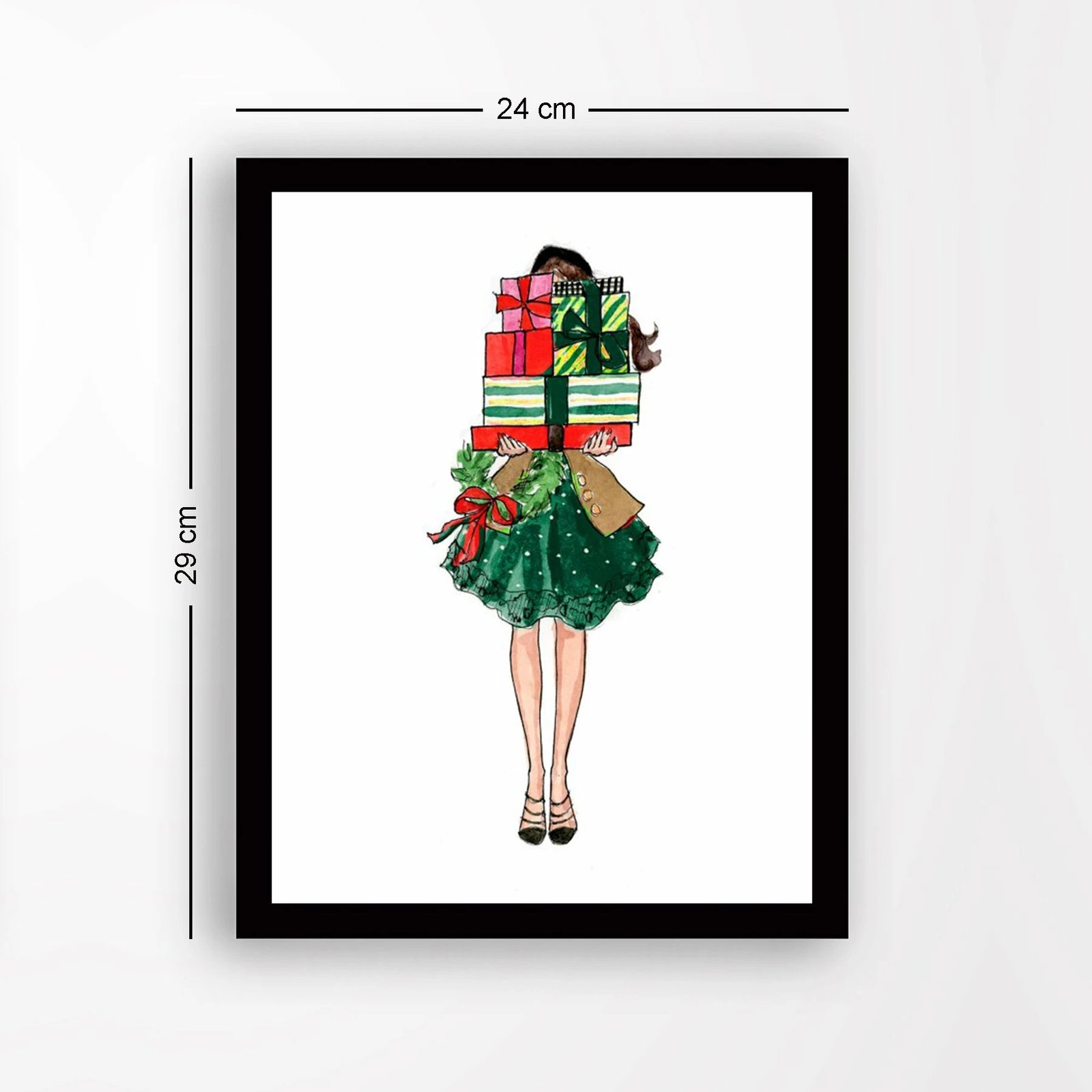 Pikturë dekorative me kornizë MDF, shumëngjyrëshe, Wallity, SC7436501493448, 24x29cm