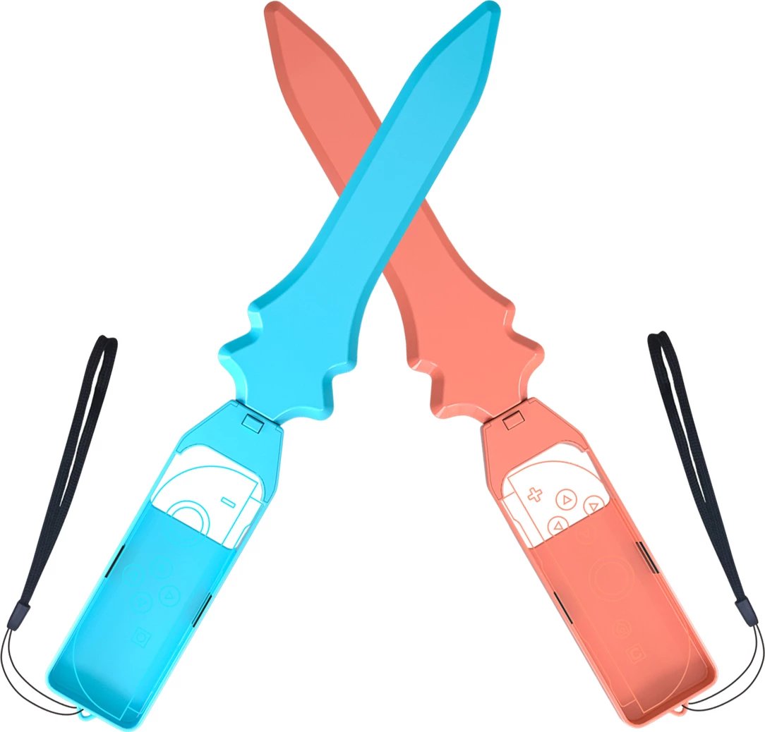 Set aksesorësh lojërash 23-në-1 për Nintendo Switch 2, Hurtel Family Accessory Pack 2, plastikë, portokalli e kaltër, set 23 pjesë