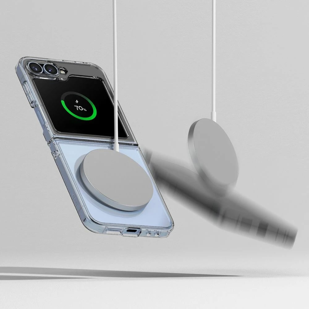 Mbështjellës Ringke Fusion MagSafe për Samsung Galaxy Z Flip 6, Transparent