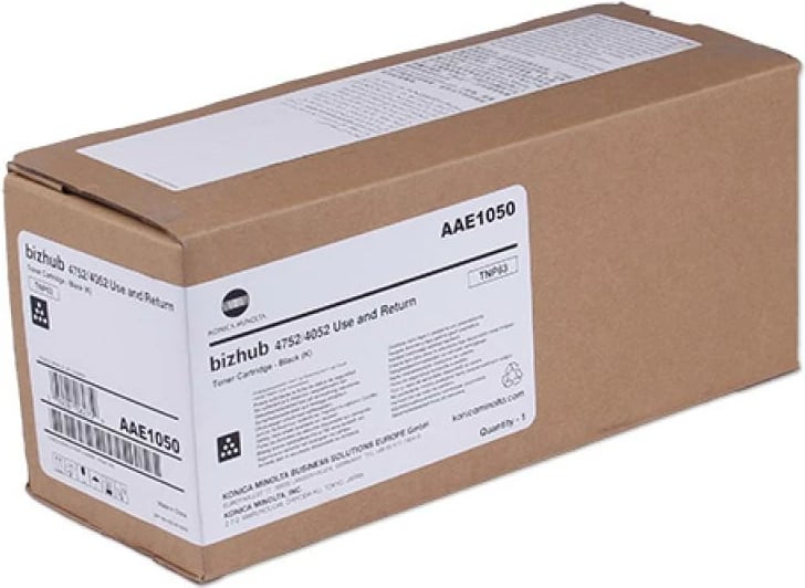 Toner Konica Minolta TNP-63 (AAE1050) ~24000 faqe origjinal i zi Use & Return