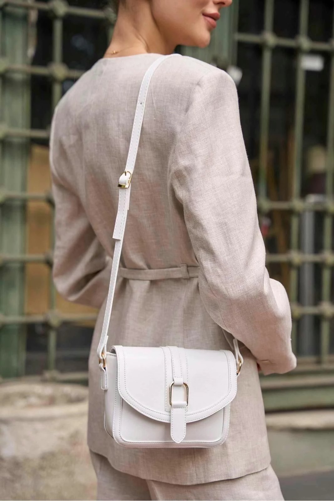 Çantë dore e bardhë Zoozie Bags, MK1020225SV10-022