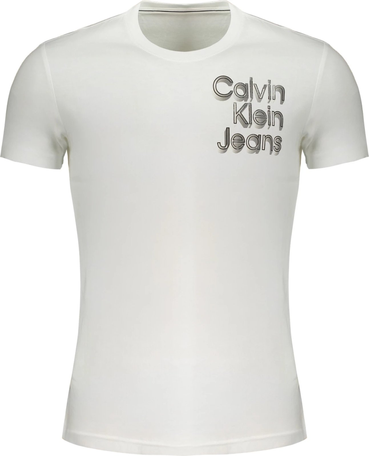 Maicë për meshkuj Calvin Klein, e bardhë