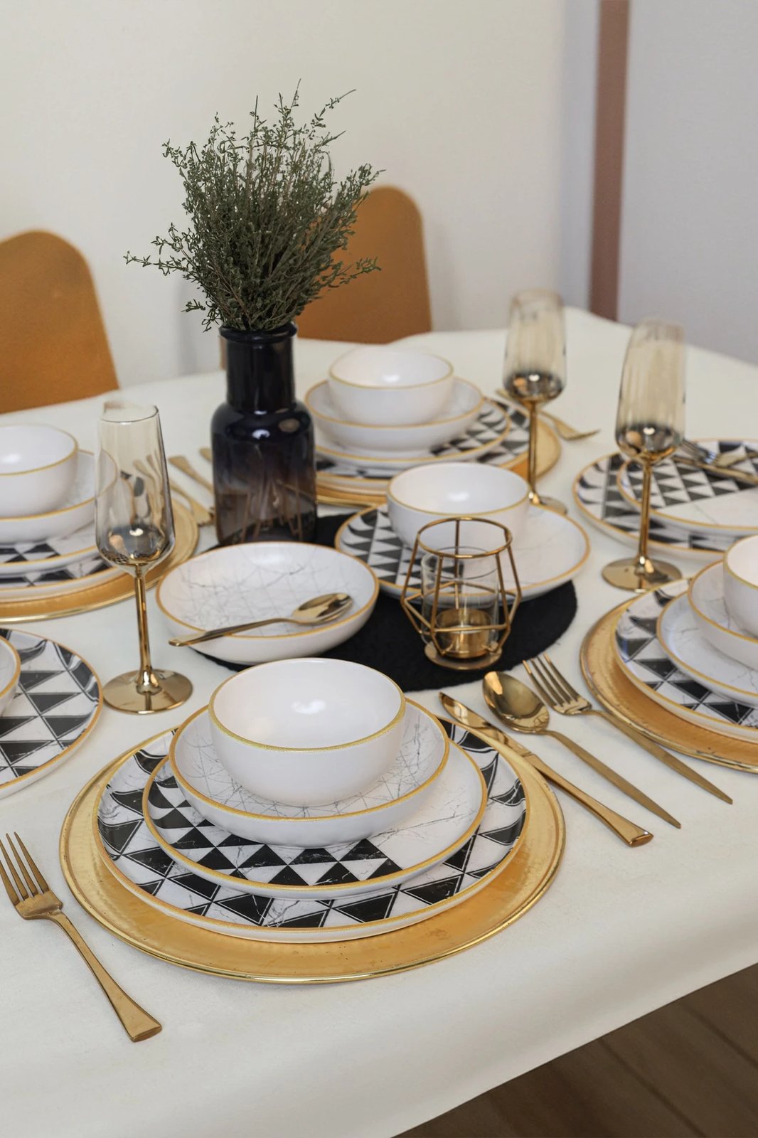 Set enësh darke prej qeramike, 24 copë, Hermia Concept, X0001606300000000000000000