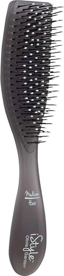 Furçë flokësh Olivia Garden iStyle Medium për femra gri