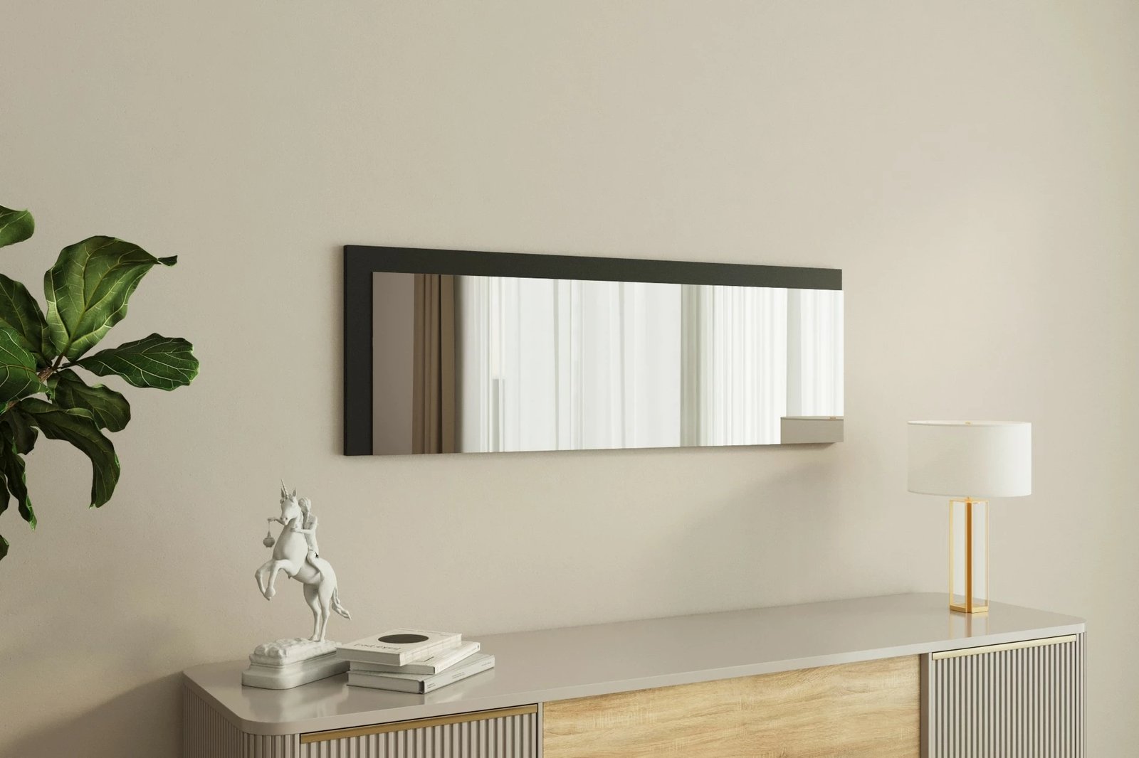 Pasqyrë Hanah Home, Lariya, e bardhë dhe e zezë