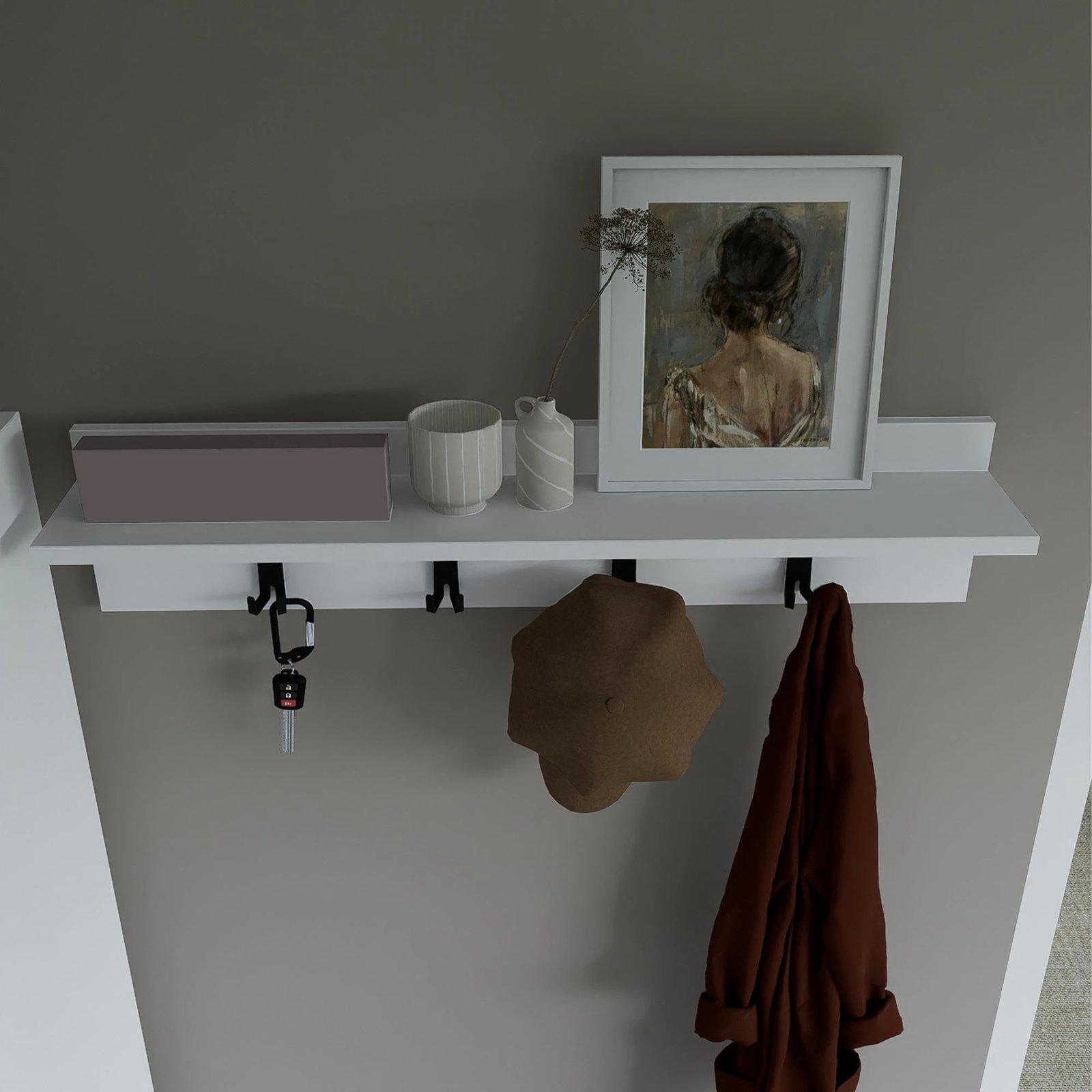 Varëse palltosh Skye Decor, Lucas 1600-149, e bardhë