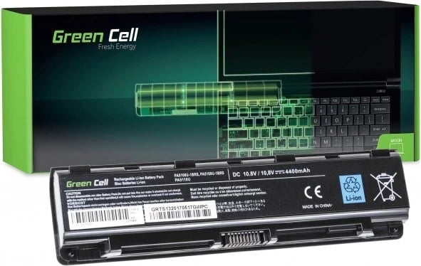 Bateri për laptop Green Cell TS13V2, 4400mAh, e zezë 