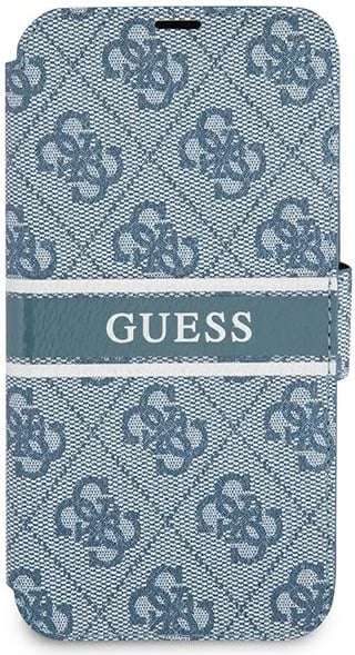 Mbështjellës Guess 4G Stripe për iPhone 13 Pro / 13 6.1", Blu