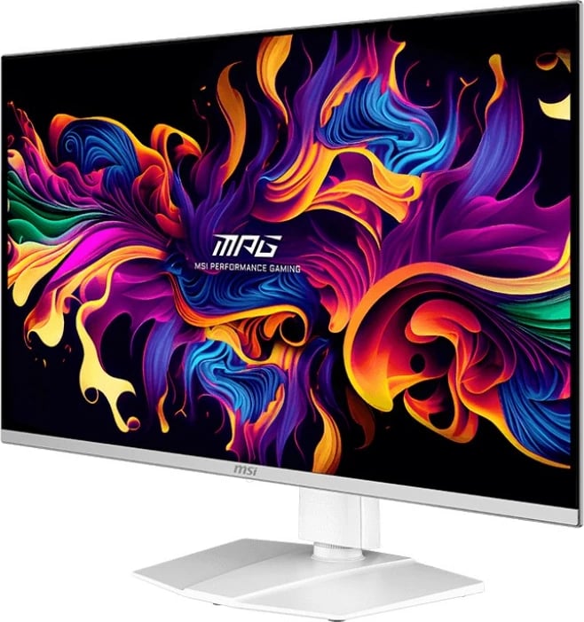 Monitor MSI MPG 321URXW QD-OLED 31.5'' UHD 3840x2160 240Hz 0.03ms HDMI 2.1/DP VESA 100, e bardhë