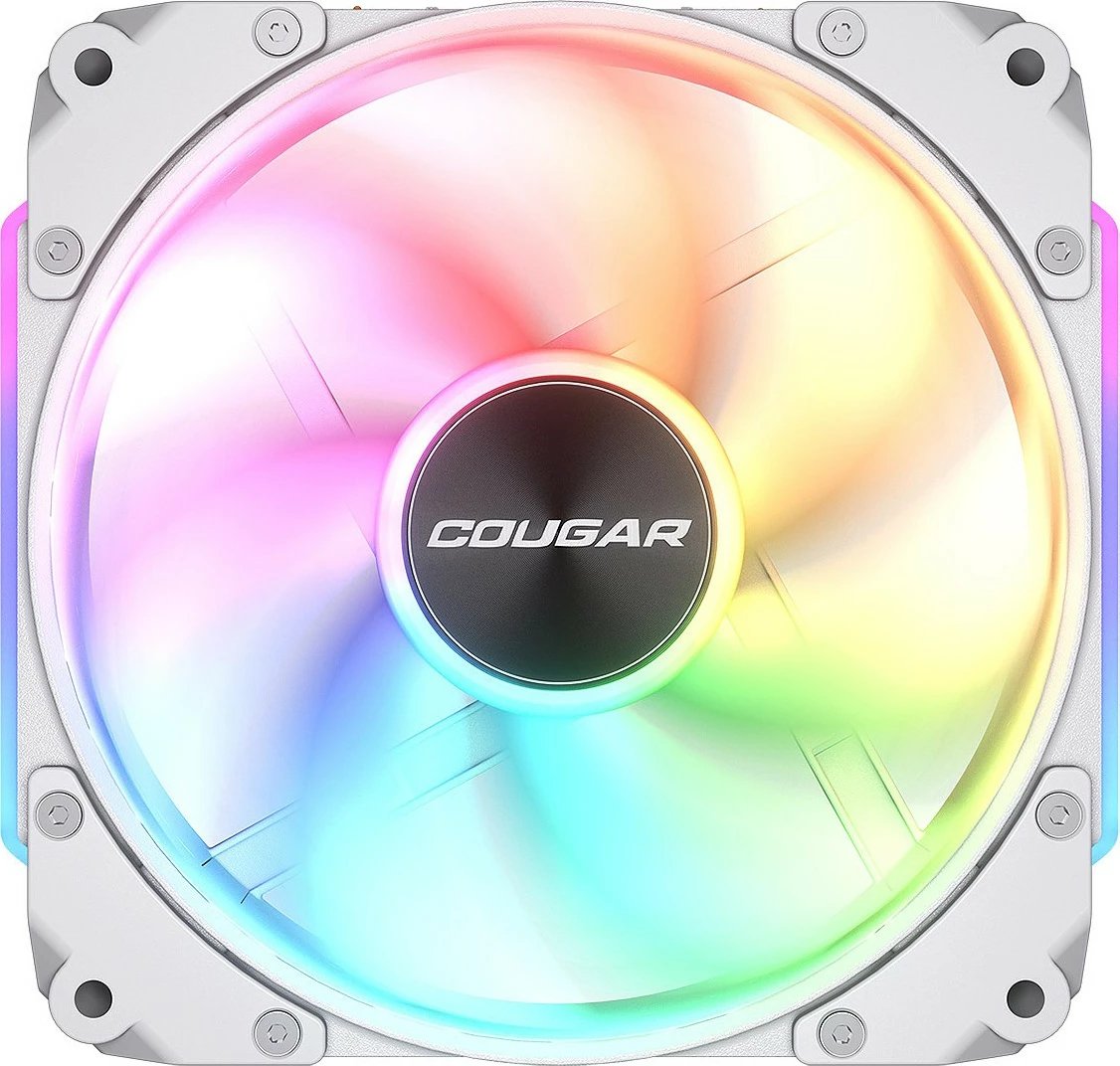Ventilator kase Cougar Apolar 120 ARGB, 120mm, i bardhë