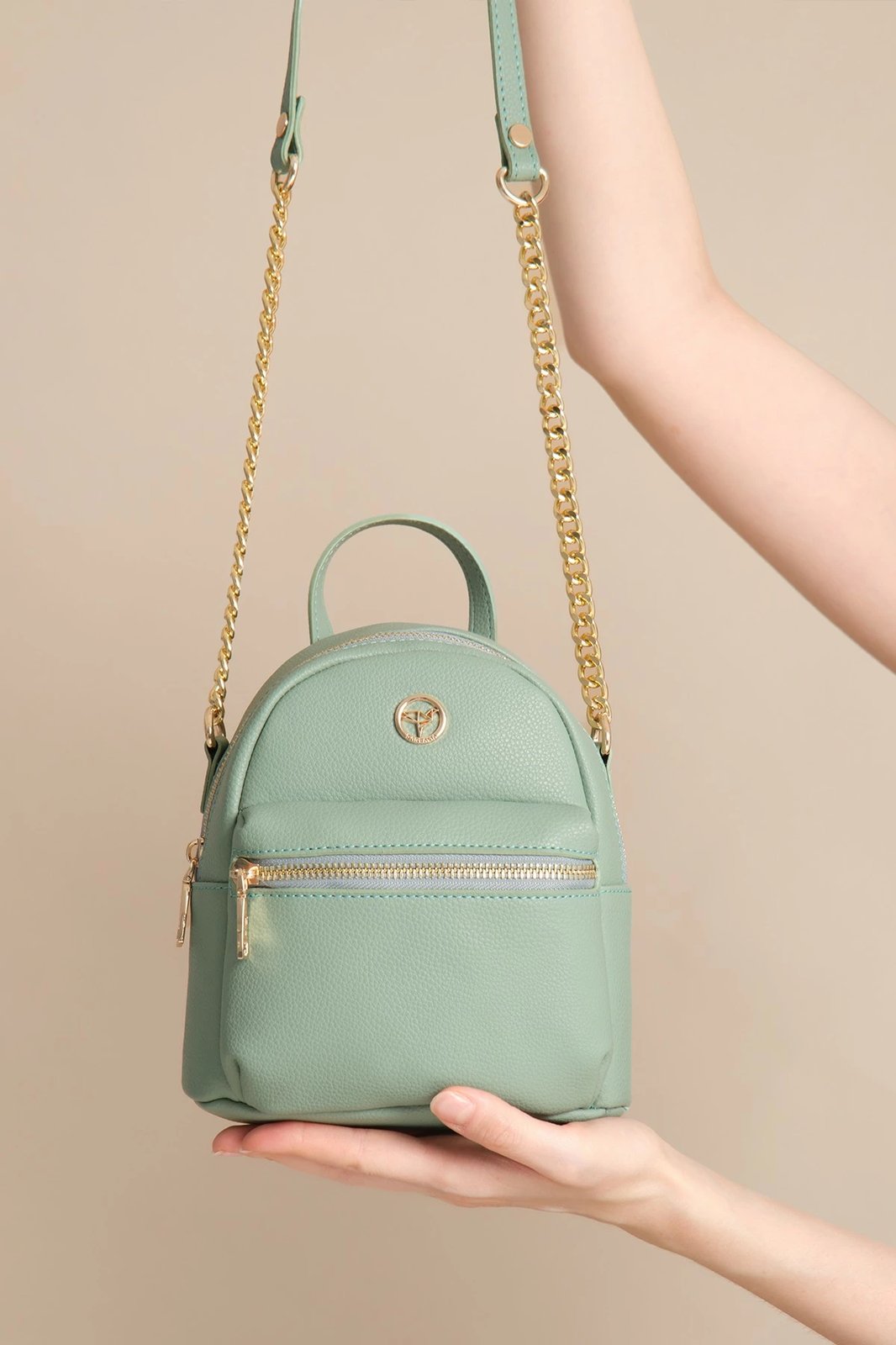 Çantë shpatullë Zoozie Bags, Merida, ngjyrë mente