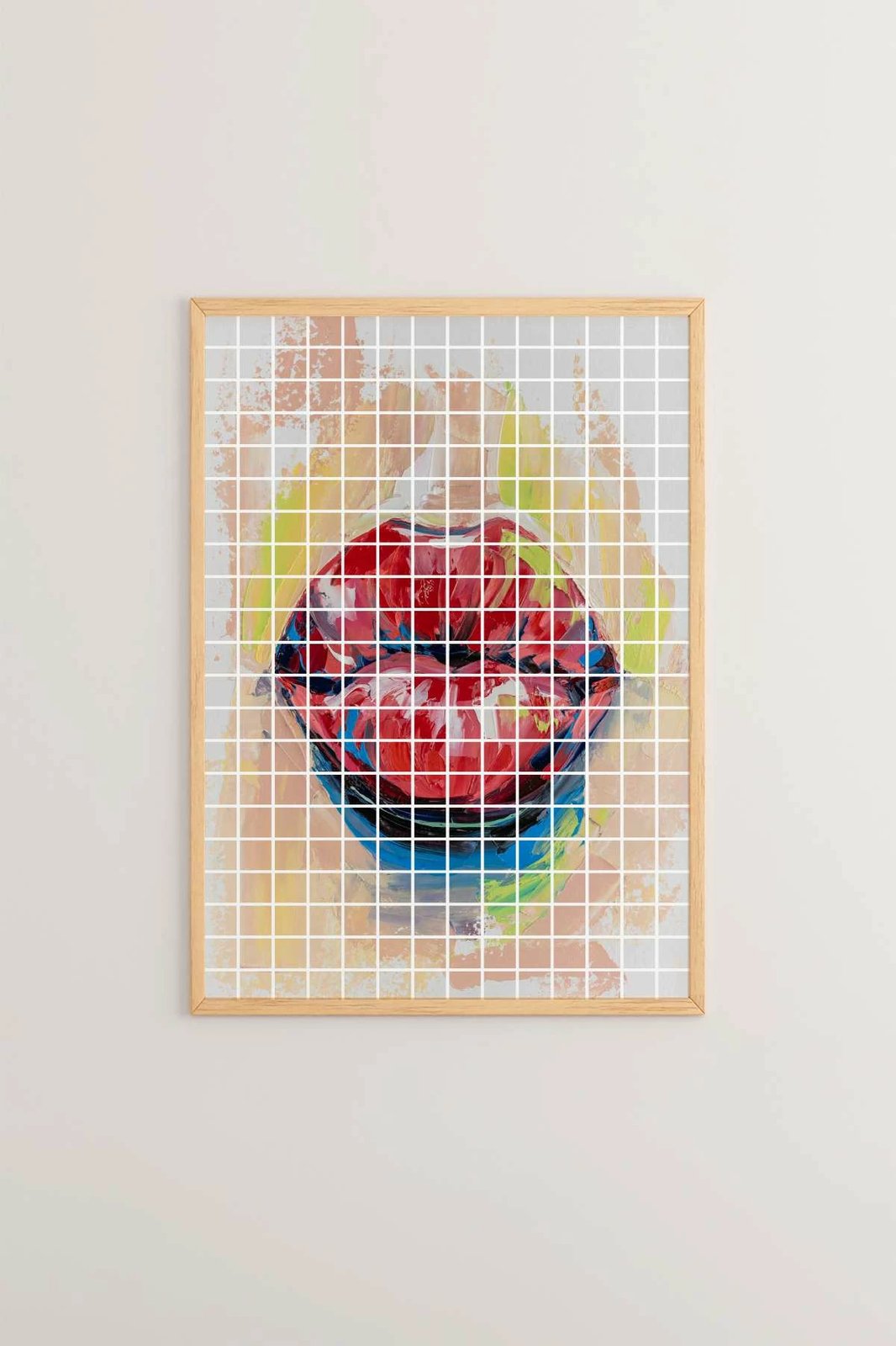 Pikturë dekorative me kornizë, Wallity Popkare15, shumëngjyrëshe, 33x48cm