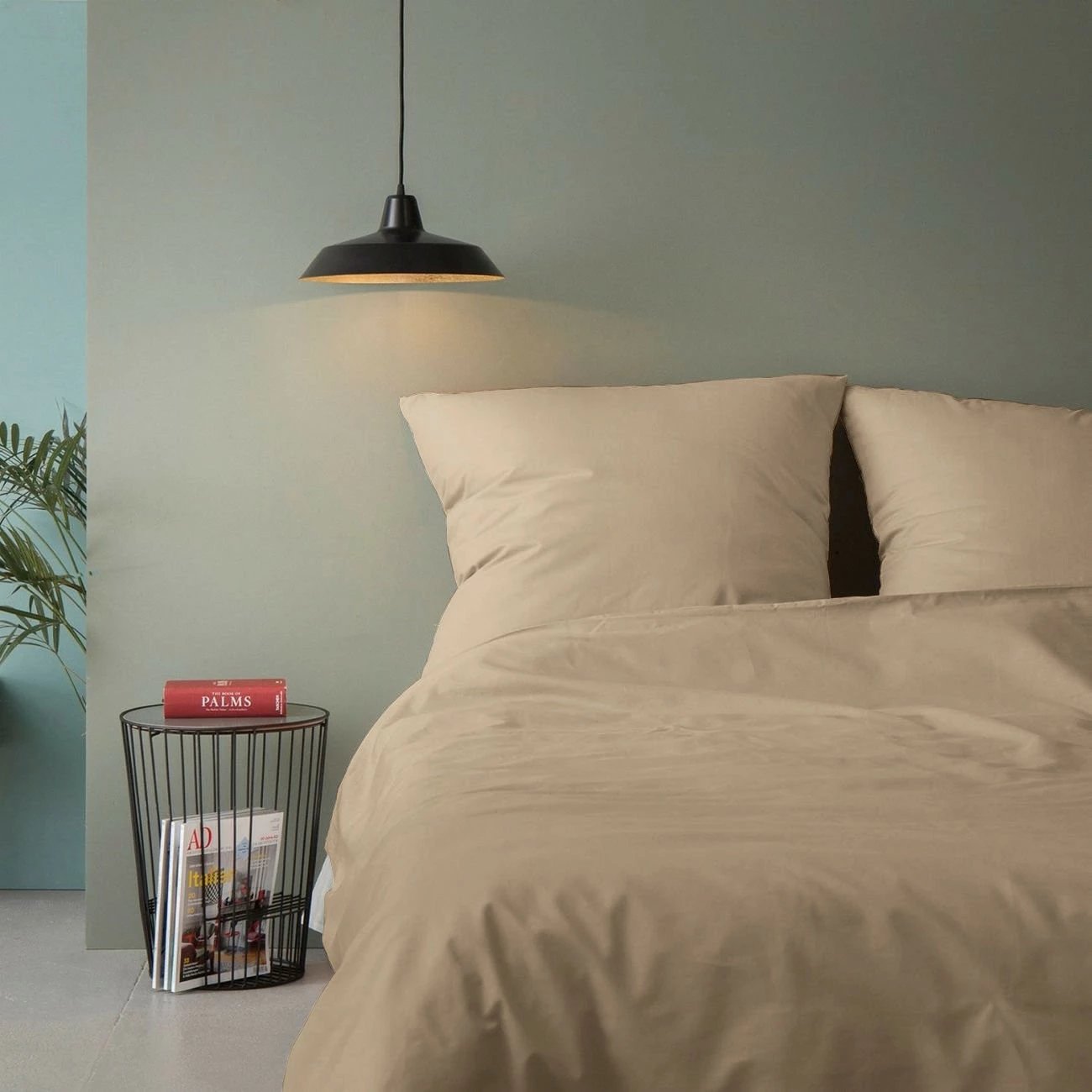 Set mbulesë për jorgan King Ranforce, ngjyrë bezhë, L'essentiel