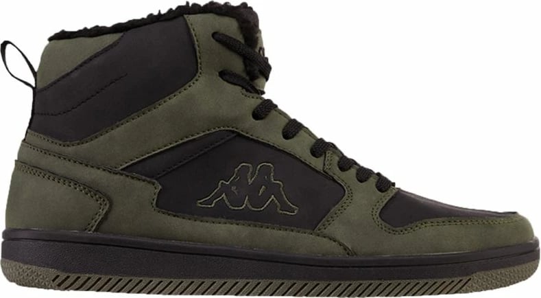 Këpucë Kappa Lineup Fur për meshkuj dhe femra, të zeza dhe jeshile