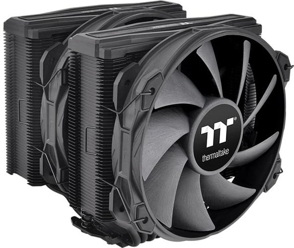 Kasë ftohëse për procesor Thermaltake TOUGHAIR 710, 2x140mm, 7 tuba bakri, TDP 250W, e zezë