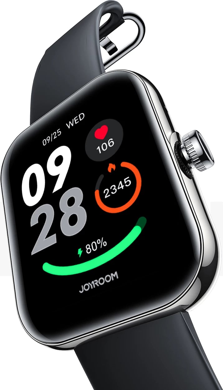 Smartwatch Joyroom Fit-Life JR-FT5 Plus, 1.96 inç, Bluetooth 5.4, 300 mAh, e zezë
