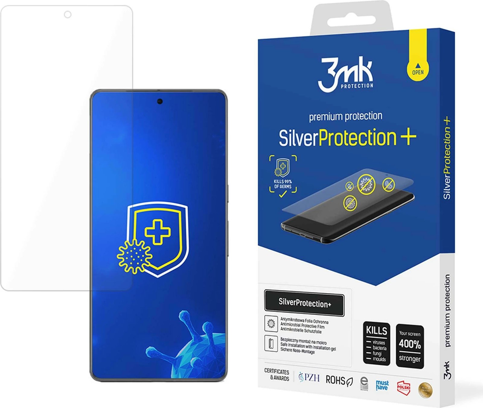 Film mbrojtës antibakterial 3mk SilverProtection+ për Google Pixel 7 Pro