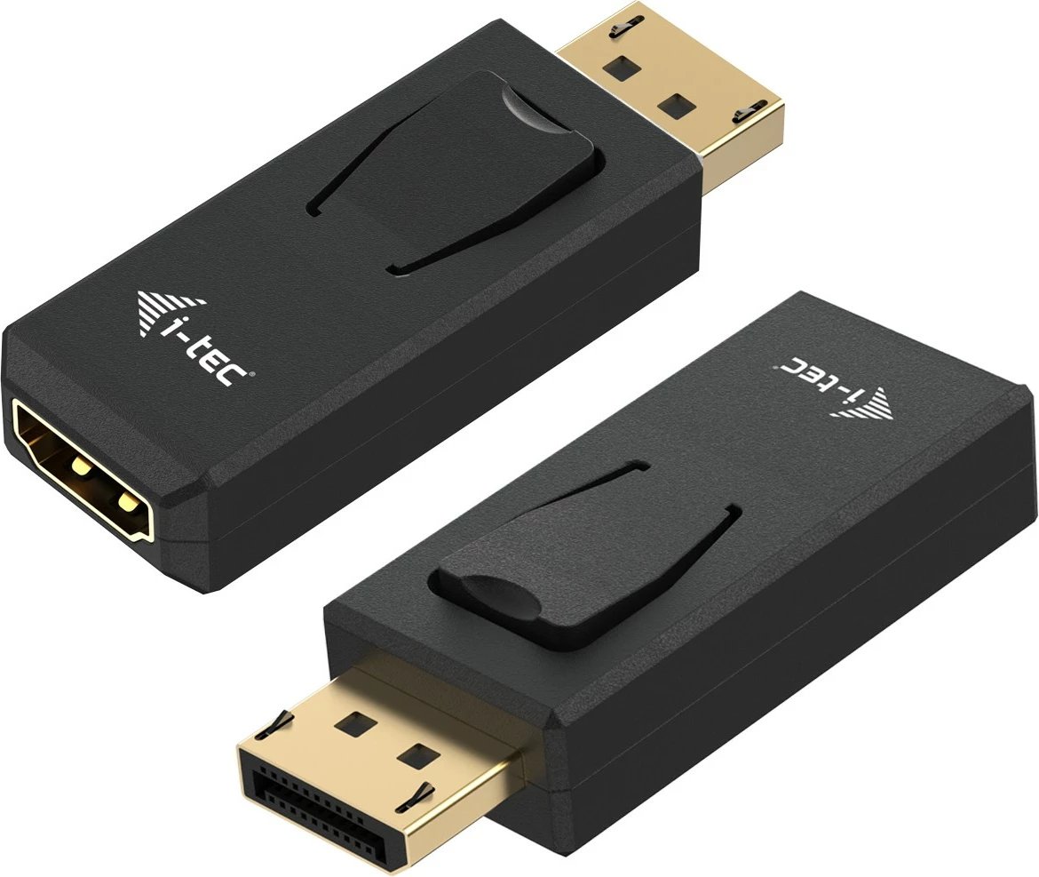 Adapter DisplayPort në HDMI I-Tec, pasiv, i zi