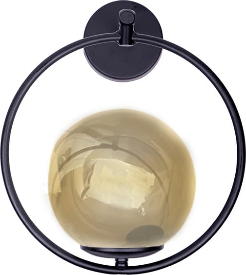 Llambë muri Blento, metal i zi, D20x20cm