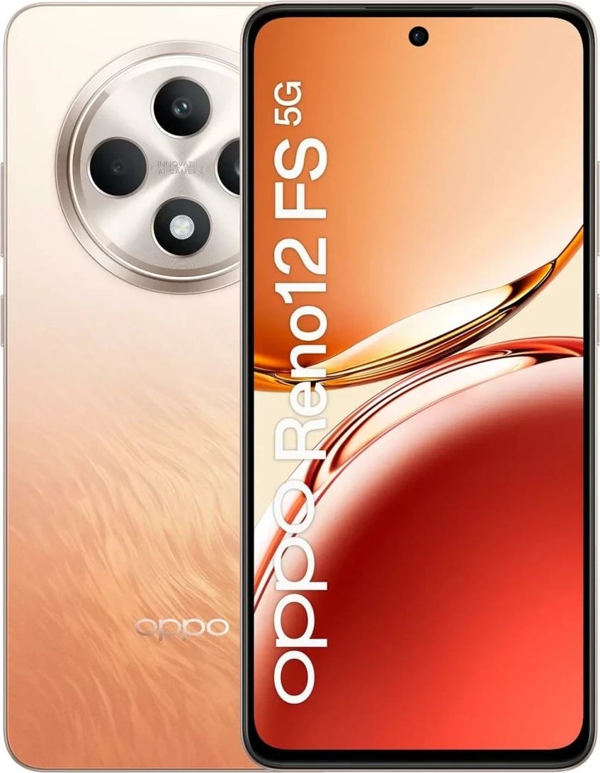 Celular OPPO Reno 12FS 5G 8+256GB, Amber Orange