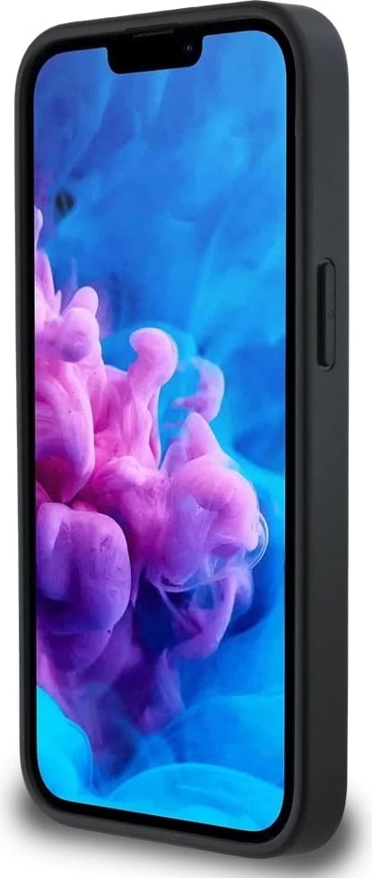 Mbështjellës BMW Leather Hot Stamp për iPhone 16e, Lëkurë natyrale, Zi