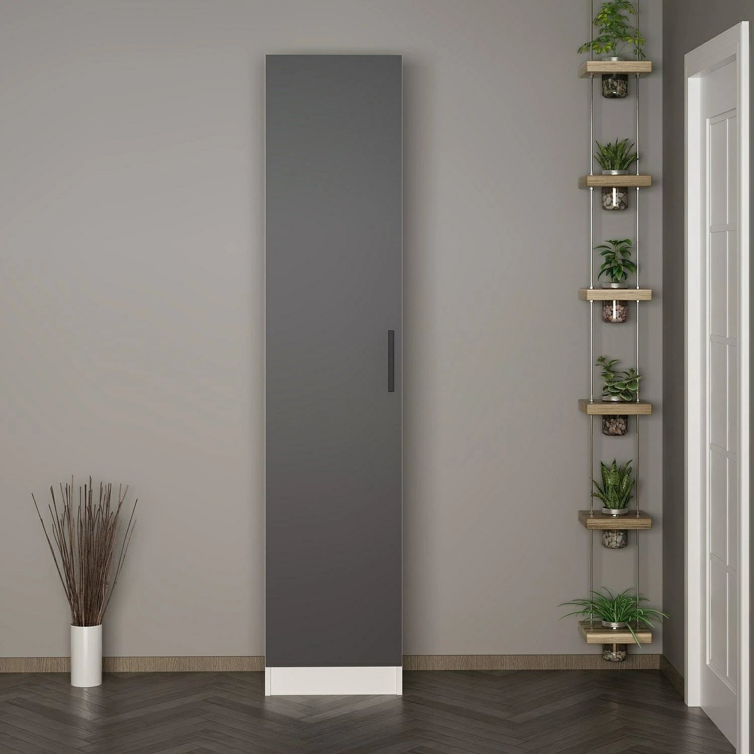 Stendë korridori Skye Decor, ngjyrë antracit, Noah - 8208