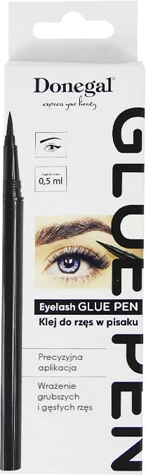 Laps ngjitës për qerpikë Donegal 4434, e zezë, 0.5ml