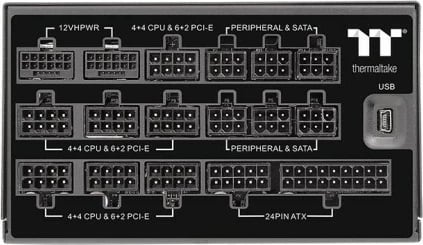 Kasë energjie Thermaltake Toughpower iRGB digital 1650W, modular, Titanium, 14cm, Gen5