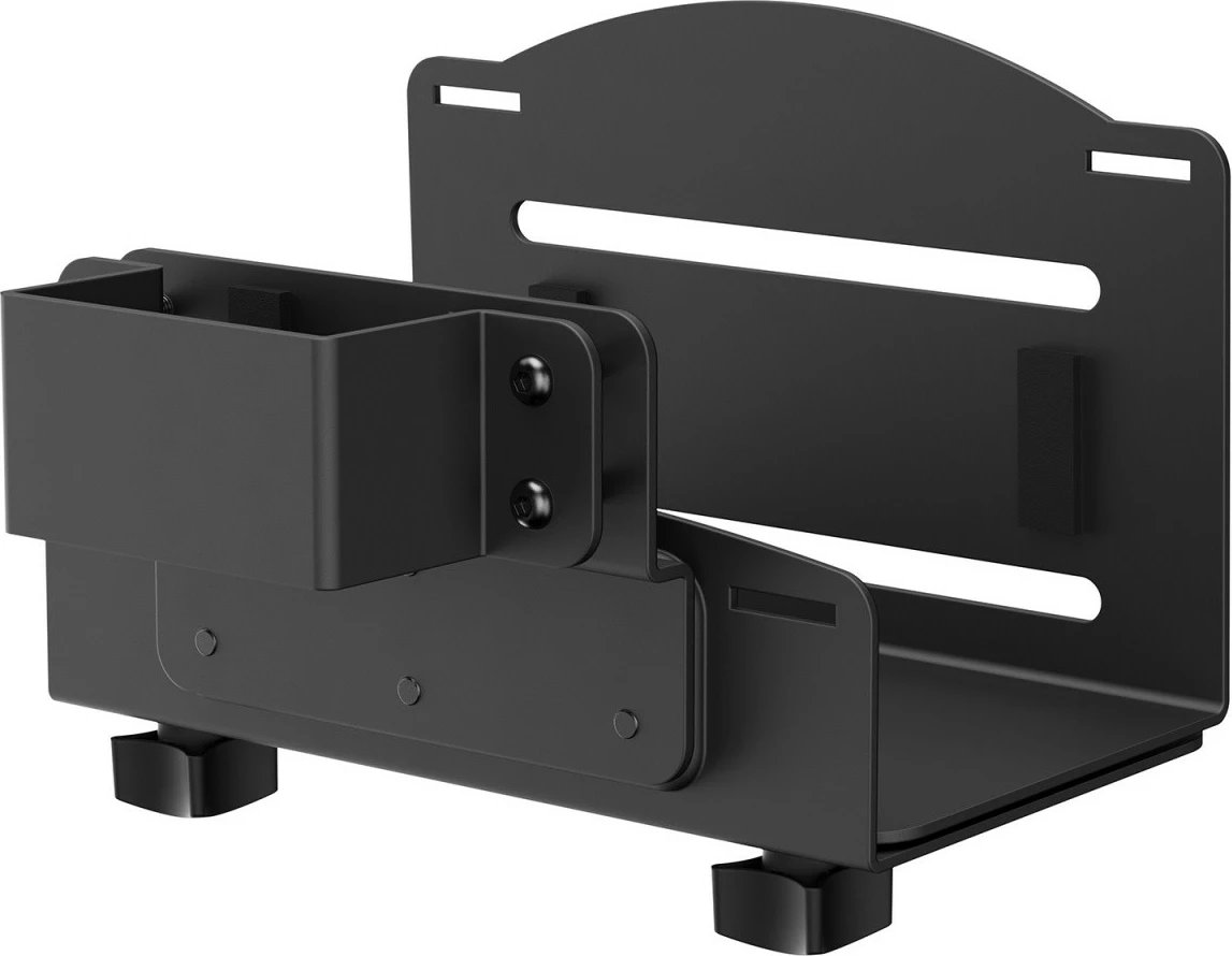 Mbajtës për kasë kompjuteri Maclean MC-116B, i zi