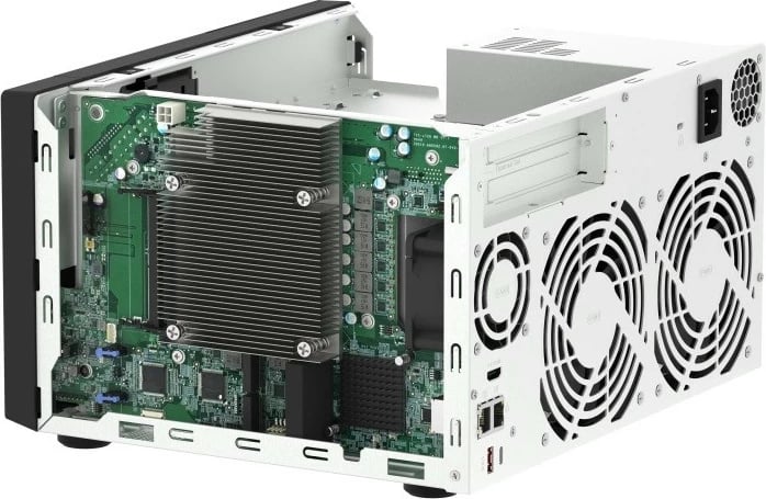 NAS QNAP TVS-h874-i5-32G, Intel Core i5-12400, 32 GB RAM, 8 vende për disqe, Tower, E zezë